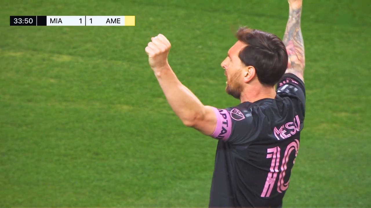 Lionel Messi vs Club America - premier but en 2025