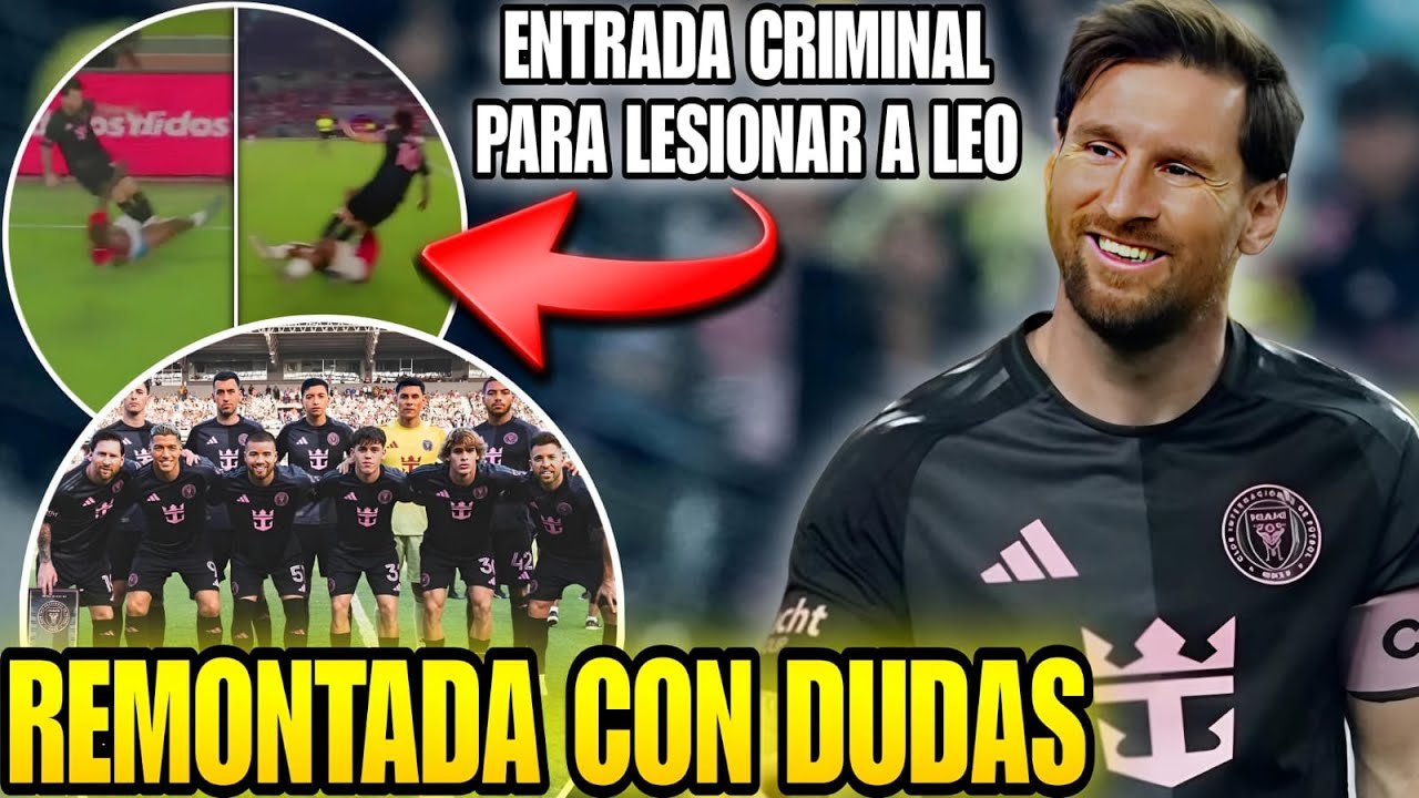 ð¨ Messi remonte à l'Inter Miami ð¥ Ils voulaient blesser Leo à l'entrée criminelle ❌️