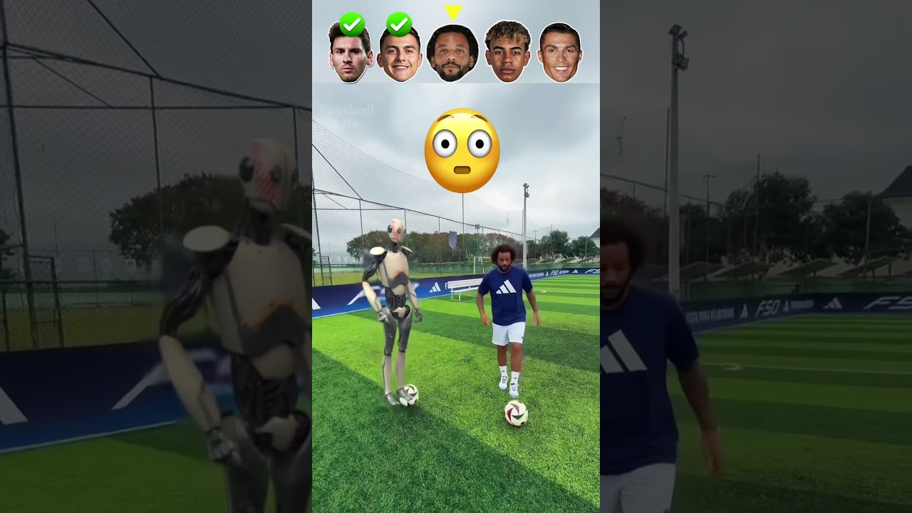 Messi vs Dybala vs Marcelo vs Yamal vs Ronaldo | Défi du robotð¤
