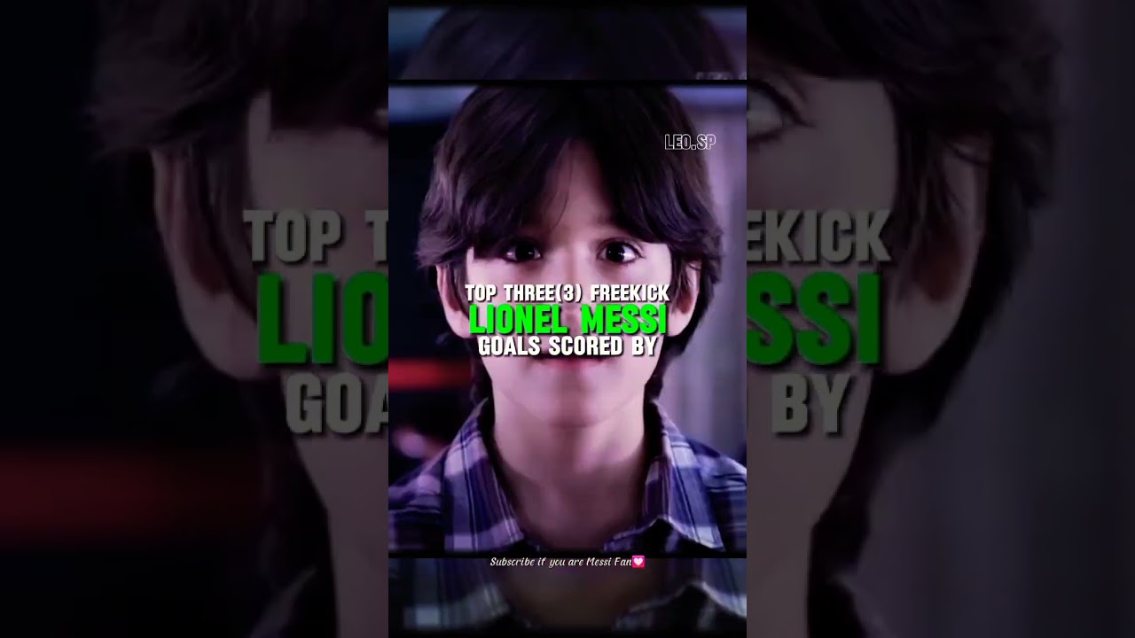 Top three(3) Freekick Goal by Lionel messið«ðð #trending #messi #soocer