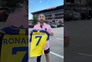 Combien de fans de Ronaldo en dehors du stade de Messi?