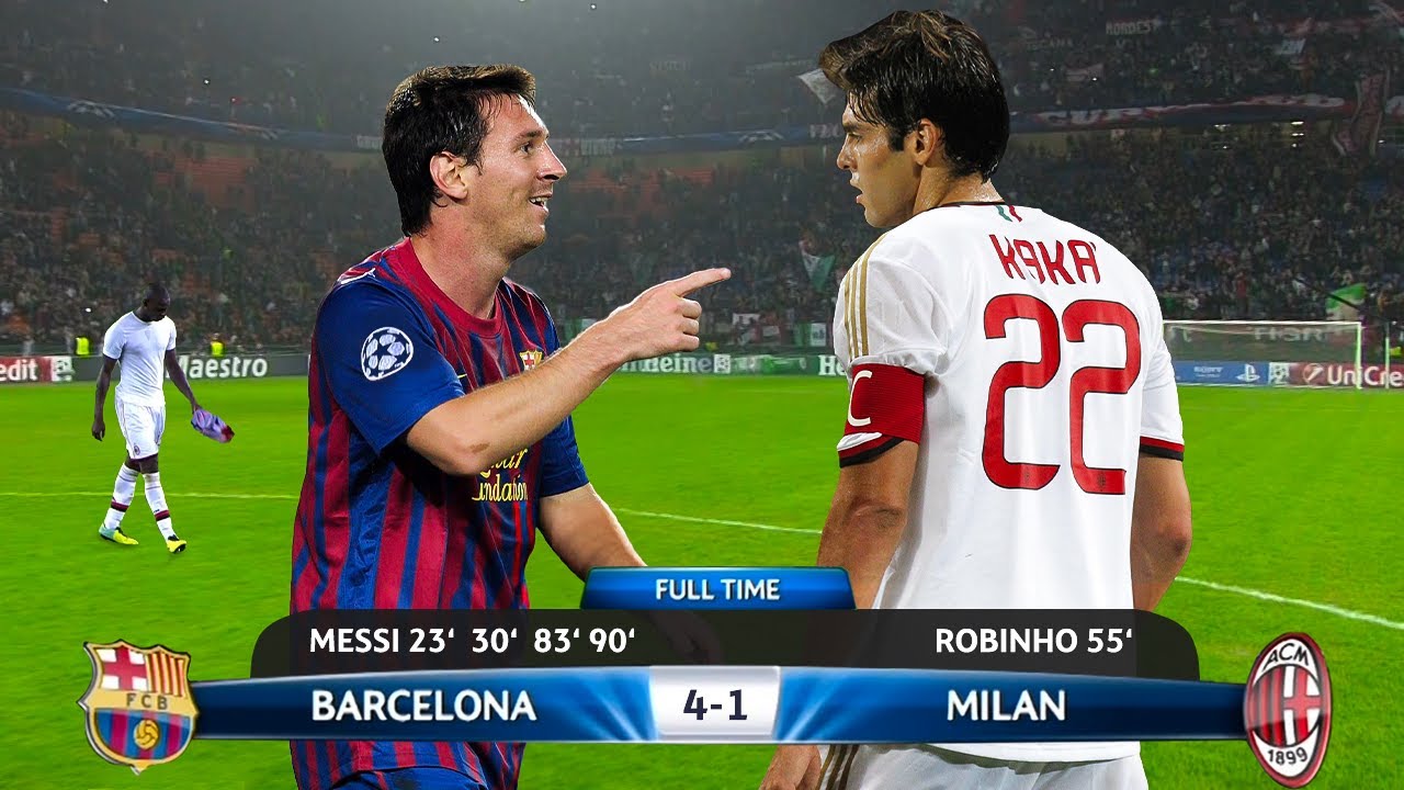 Le jour où Lionel Messi a détruit à lui seul Kaka et Milan