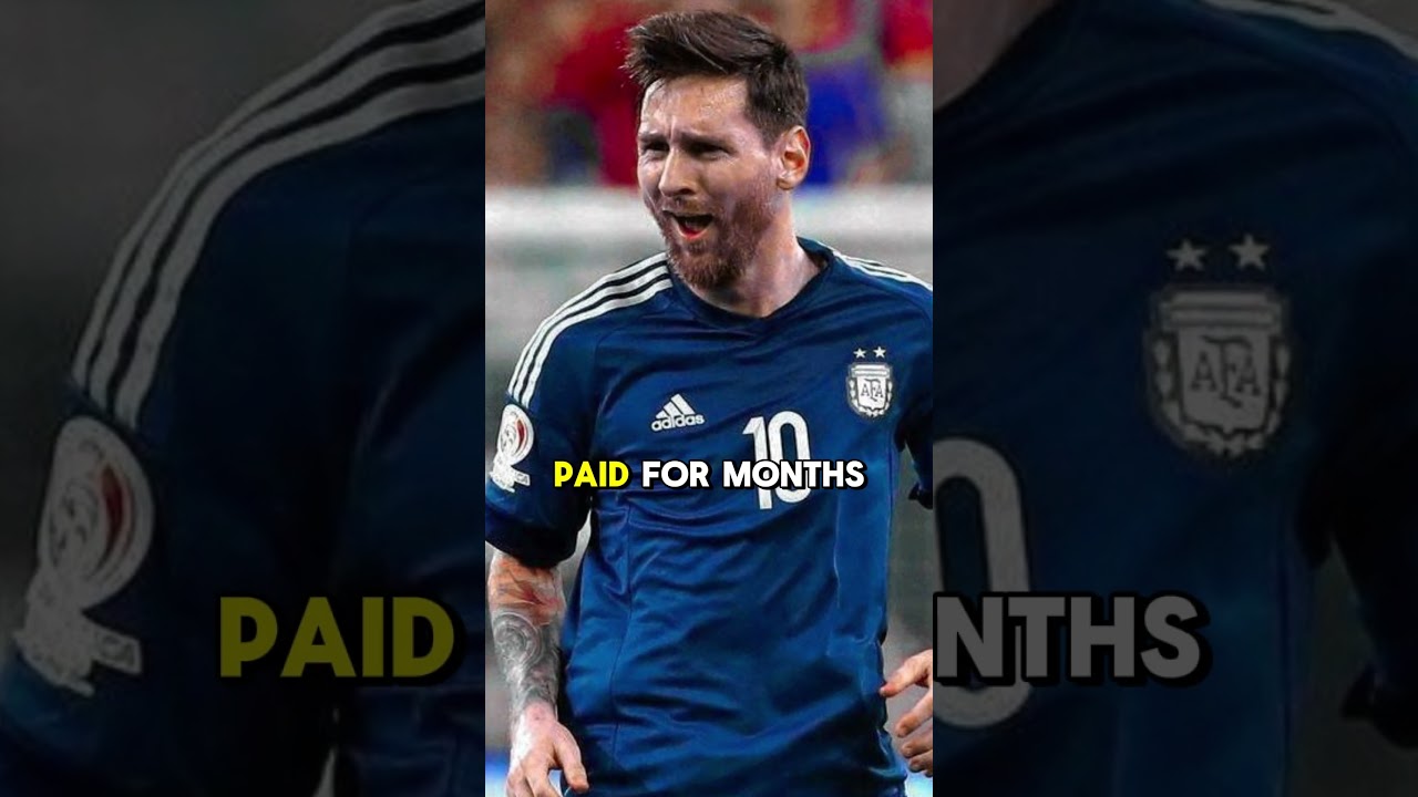 Leo Messi a payé les coéquipiers de l'Argentine | Histoire réconfortante #football #Hightlights #today #shorts #messi