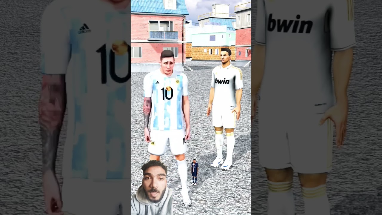 كرستيانو وميسي ونيمار #messi #football #fifa #soccer #leomessi #trendingshorts #مراوغات #fifamobile