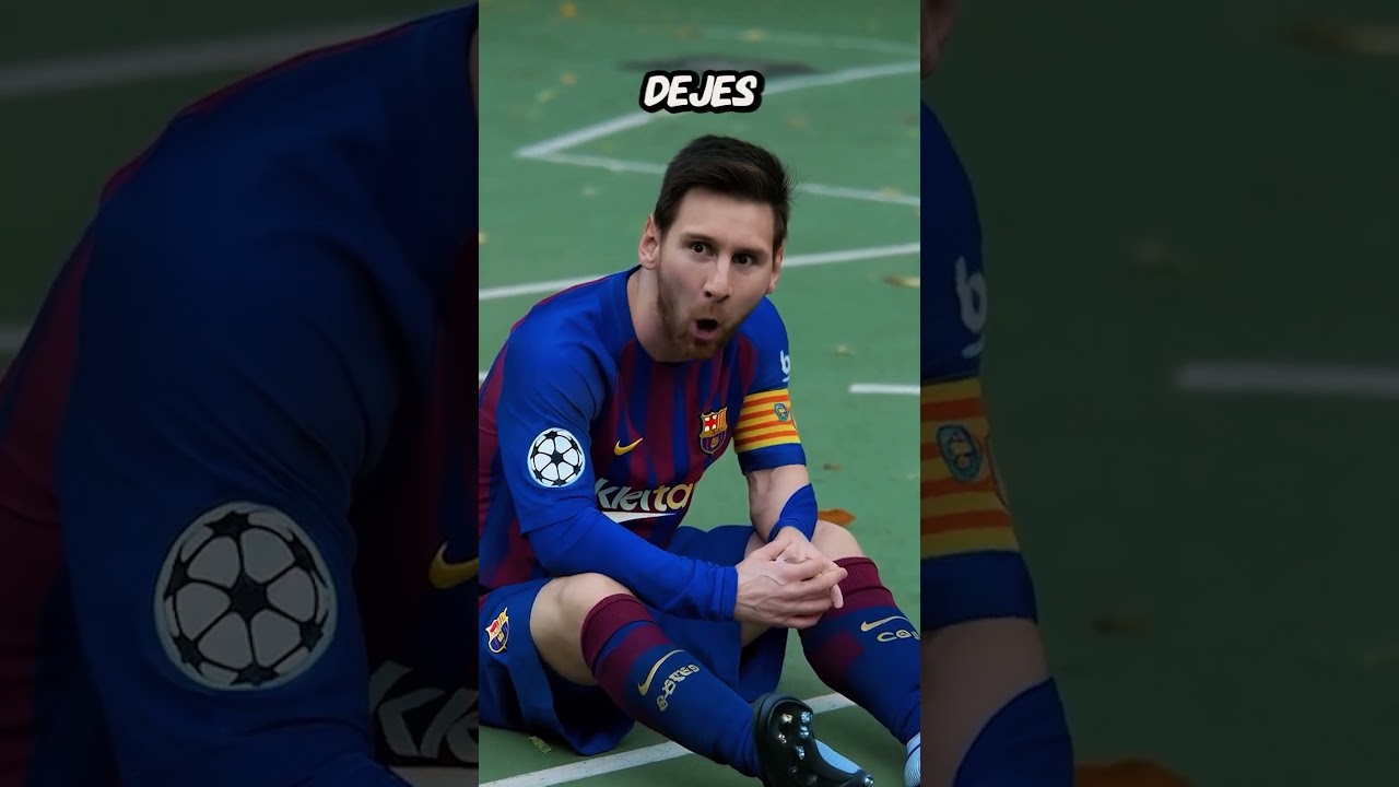 MESSI SE LESIONA Y CRISTIANO SE NIEGA A AYUDARLO! ð¡⚽