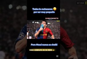 A été rejeté parce que j'étais petit #messi #futbol #Laliga #viralShort #inspirator #LeomySi