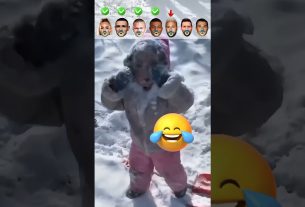 Alisha Lehman Foden Haaland Mbappe Neymar Jr Leo Messi and Cris Ronaldo ðð child vs Snow ❄️ð¨️