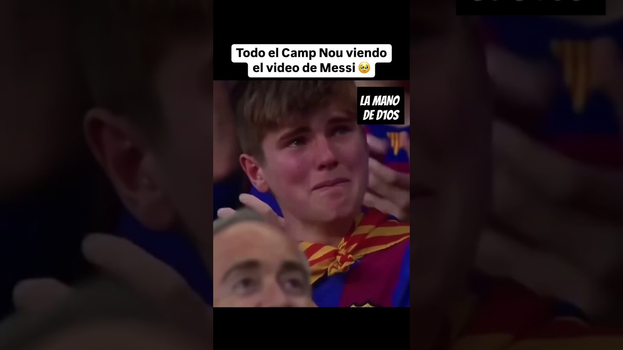 EL DIA QUE EL CAMP NOU SE DESPIDIO DE MESSI