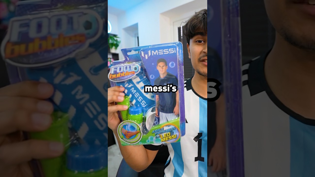 I Tested Lionel Messi’s Foot Bubbles ⚽️ð«§