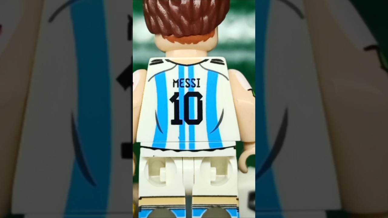 Lego Leo Messi / Argentina / minifigura compatible  Lego ¿es el mejor jugador de todos los tiempos?
