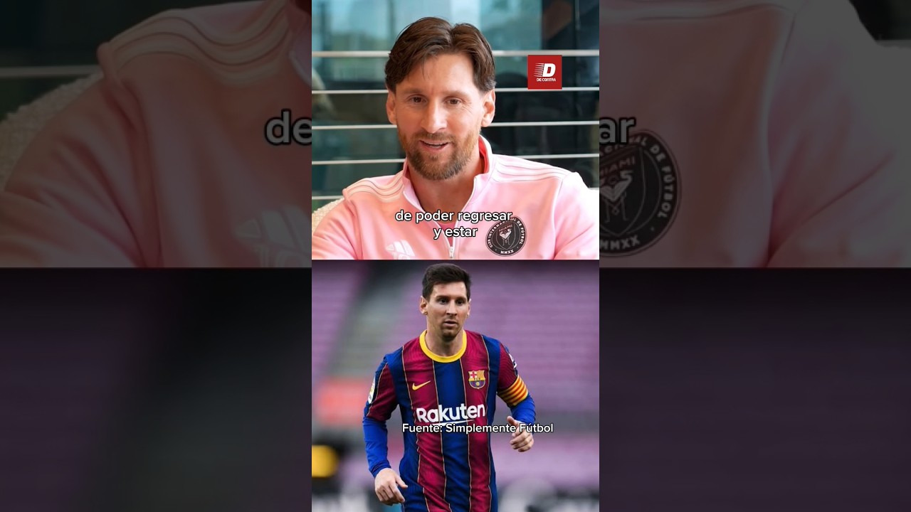 LIONEL MESSI declaró que estuvo cerca de VOLVER a BARCELONA #messi #fcbarcelona #shorts