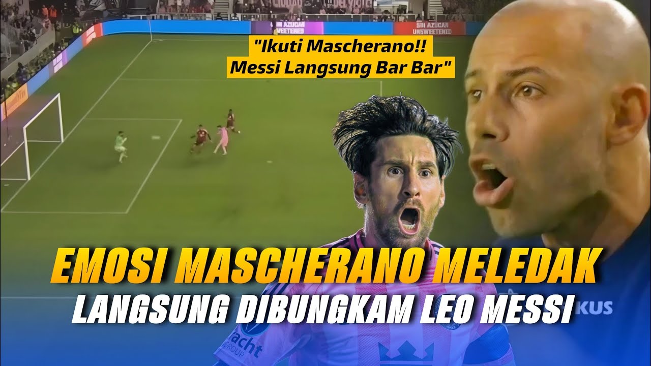 Mascherano Remaming à Messi !! Réponse chic Leo Messi après avoir été pulvérisé par l'entraîneur intermiami
