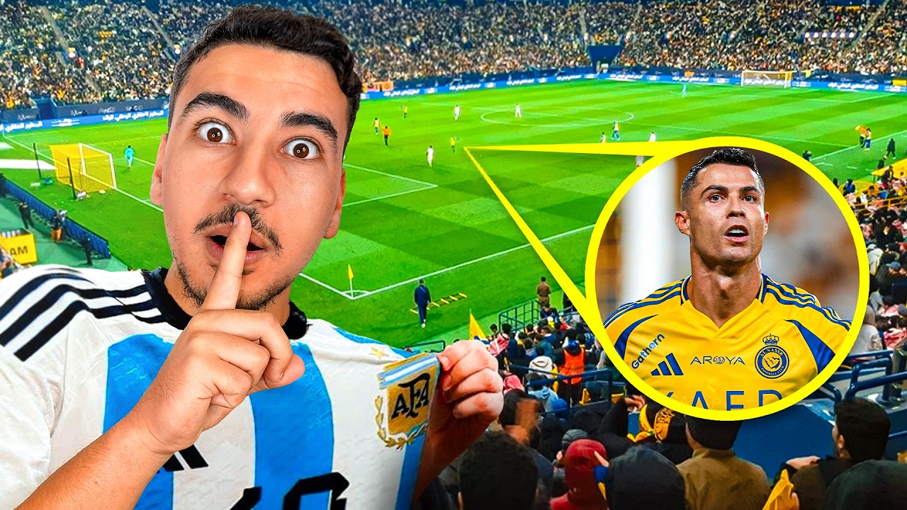 S'INFILTRER Dans Le Match de RONALDO Avec Le Maillot de MESSI !