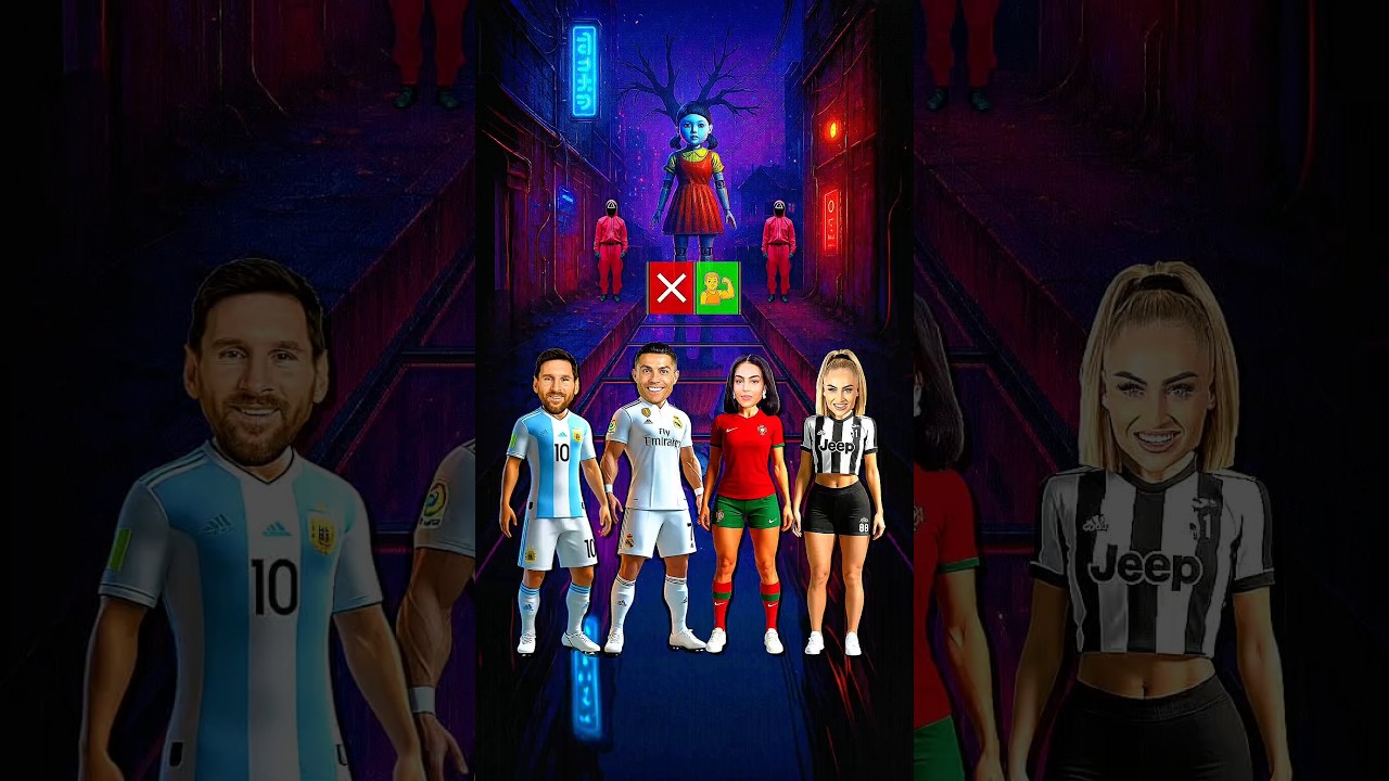 Who Plays Football? Ronaldo vs Messi vs Georgina vs Lehmann