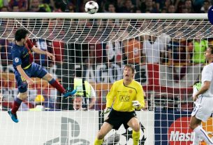 C'est l'objectif préféré de Messi: son objectif pour Manchester United lors de la finale de la Ligue des champions 2009