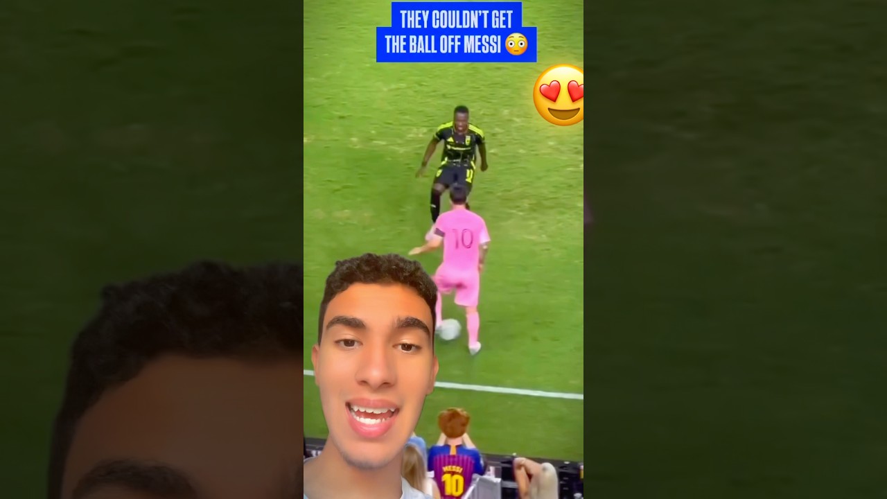 Leo Messi Confunde a 3 personas a la Misma Vez #shorts