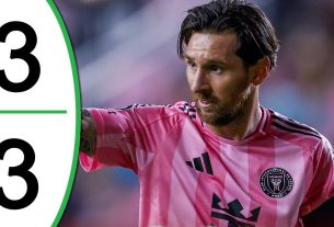 Lionel Messi Free Kick Goal - Philadelphia vs Inter Miami 3-3 Modifications et buts étendus