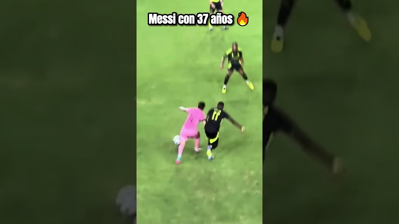 Messi con 37 años juega mucho ð¥ #futbol #shots #parati #messi #leomessi