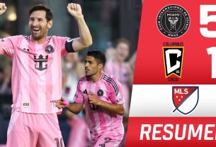 Partage d'objectifs. Leo Messi Double Guides Inter Miami dans Win vs Columbus Crew | MLS