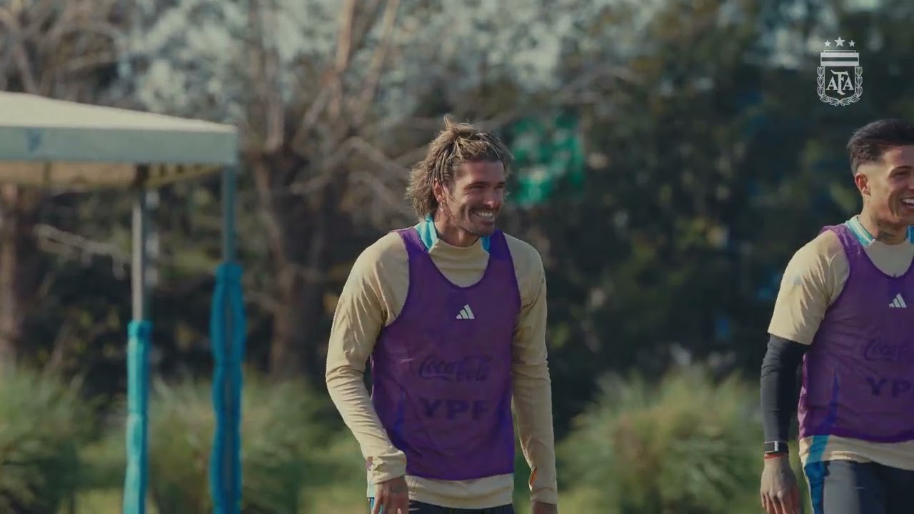 #Selection Mayor Morning Training à Ezeiza avec la présence de Lionel Messi.