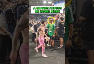 L'attitude de Messi a surpris tout le monde #missi #intermiami #palmeiras #futebol