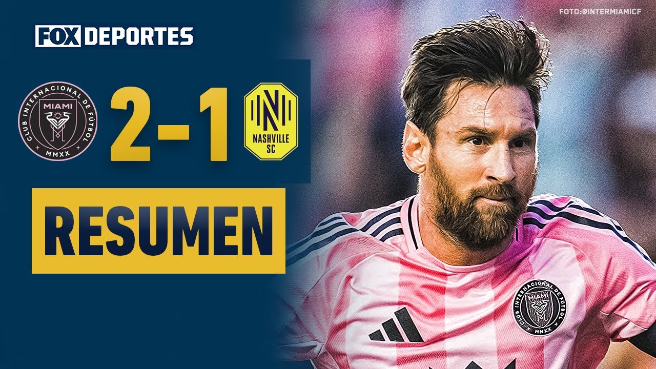 ð¤ð Cinquième double suivi de Messi | Inter Miami 2-1 Nashville SC | Faits saillants | MLS 2025