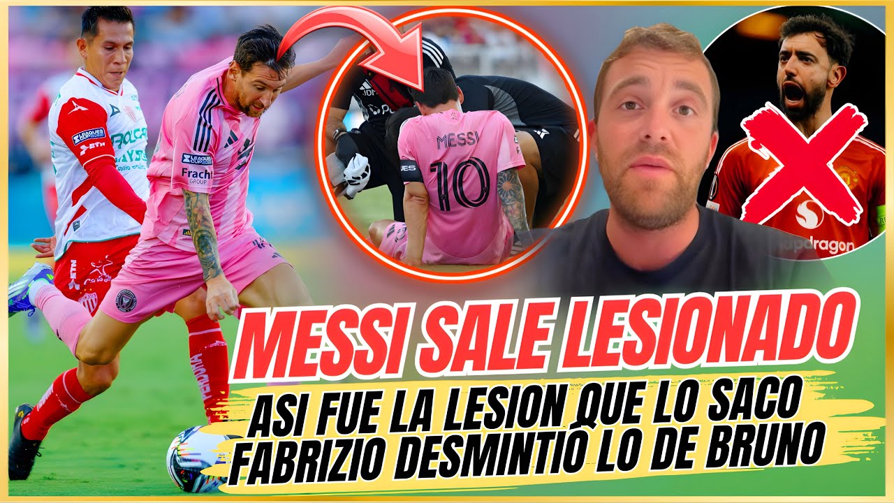 ð¨ Dans le temps: Lionel Messi blessé est venu à min 10 ❌ Fabrizio nie la rumeur de Bruno Fernandez ð¤¯