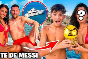 Je suis allé au yacht de Leo Messi pour lui donner la balle dorée!