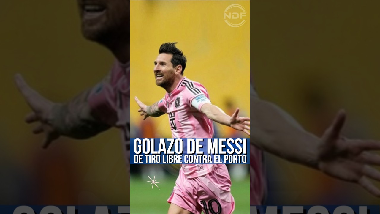 Le but de Leo Messi libre contre Porto ð±
