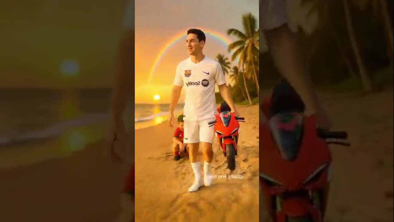 Leo Messi Robber The khawasake ninja h2r from the Ronaldo Son #ronaldo#edits#messi#football#short