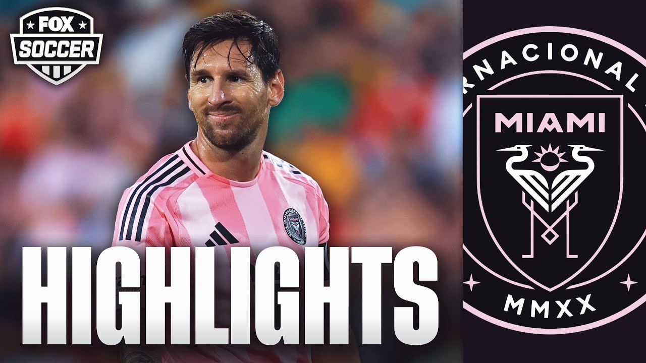 Lionel Messi marque 2 buts et aide à la victoire 5-1 d'Inter Miami | MLS FAITS MLS | Football