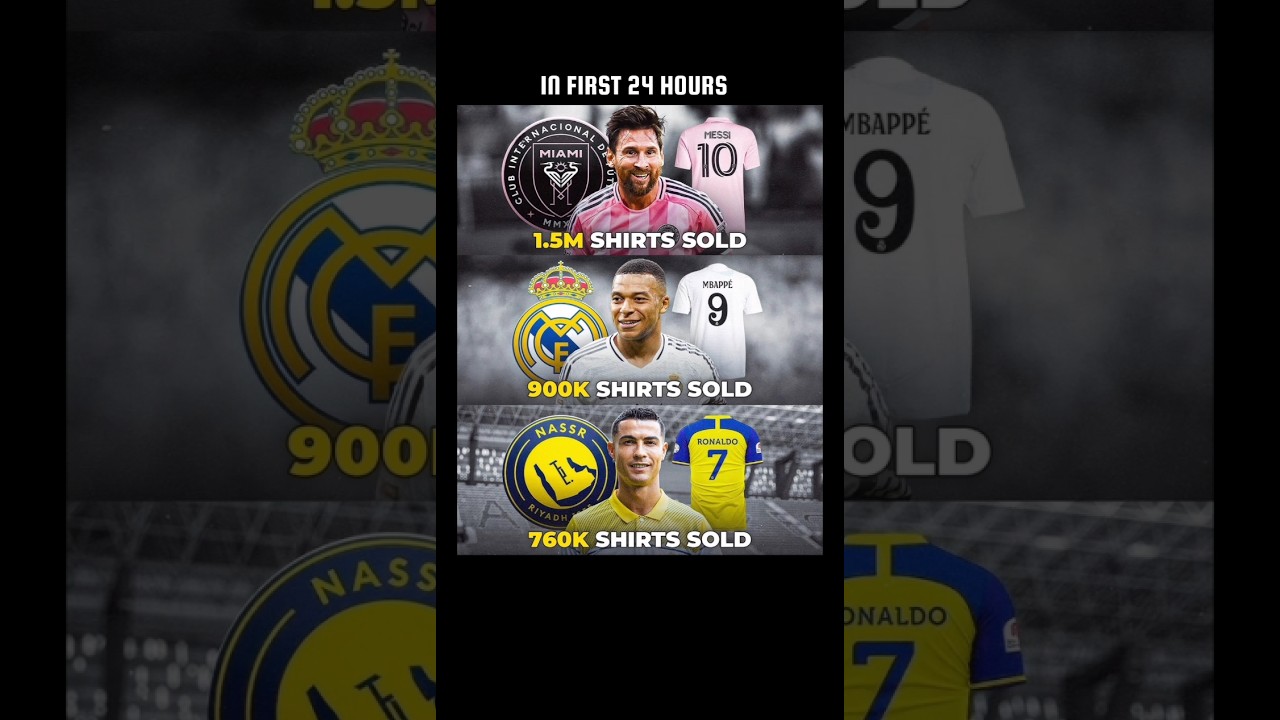 Lionel Messi mène les ventes de chemises dans les 24 premières heures ð°ð