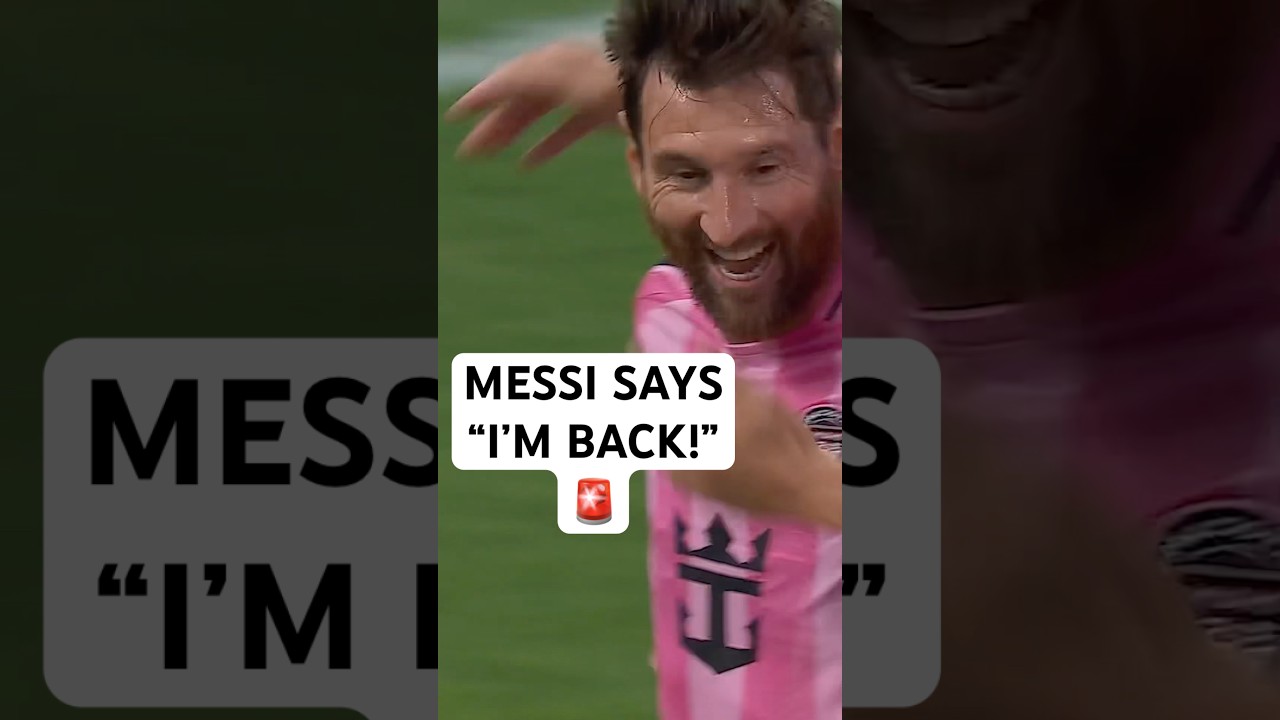 Messi Banger en retour à @mls play ð