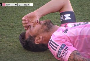 Messi vs Necaxa | Sous-éteint blessé à la 10e minute… ð¢⚠️ | 02/08/2025