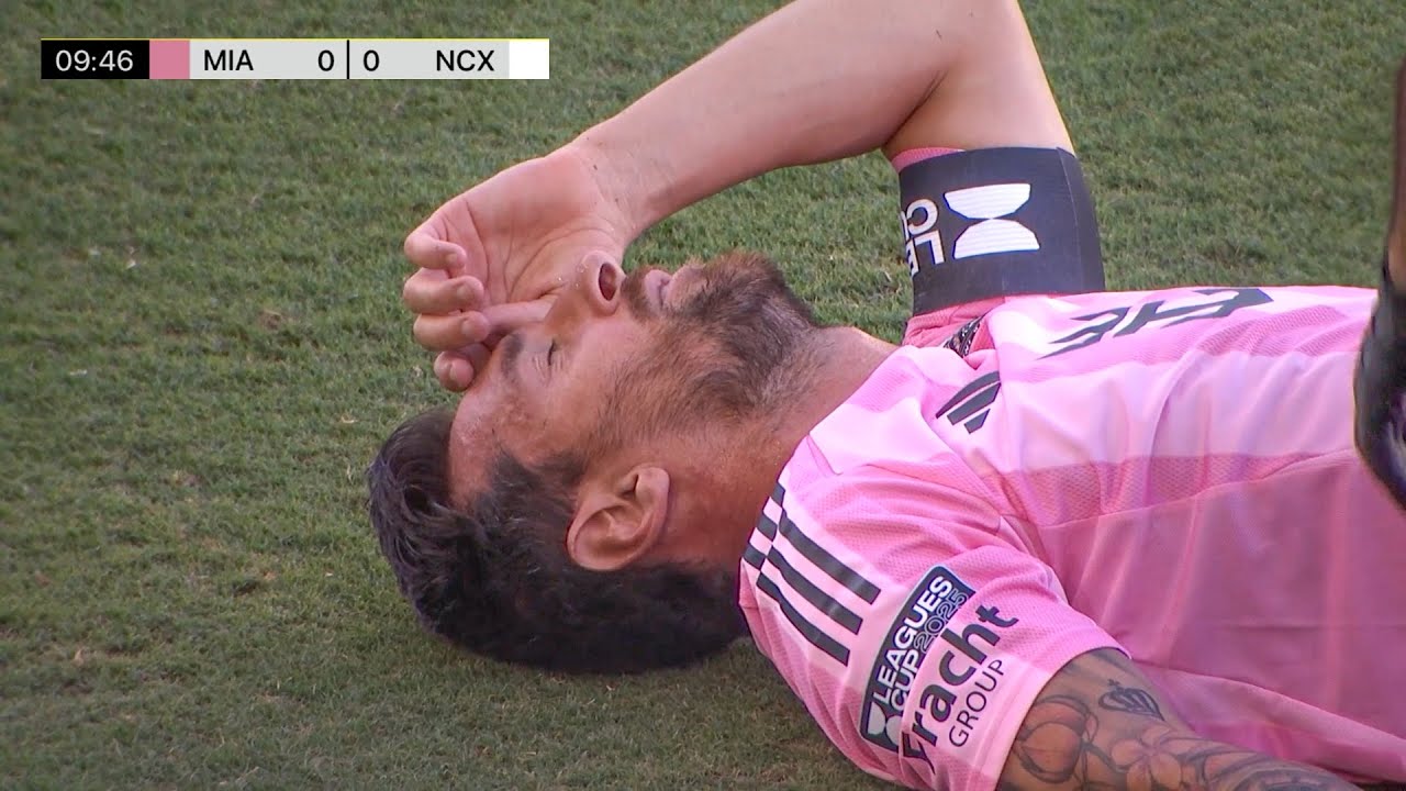 Messi vs Necaxa | Sous-éteint blessé à la 10e minute… ð¢⚠️ | 02/08/2025