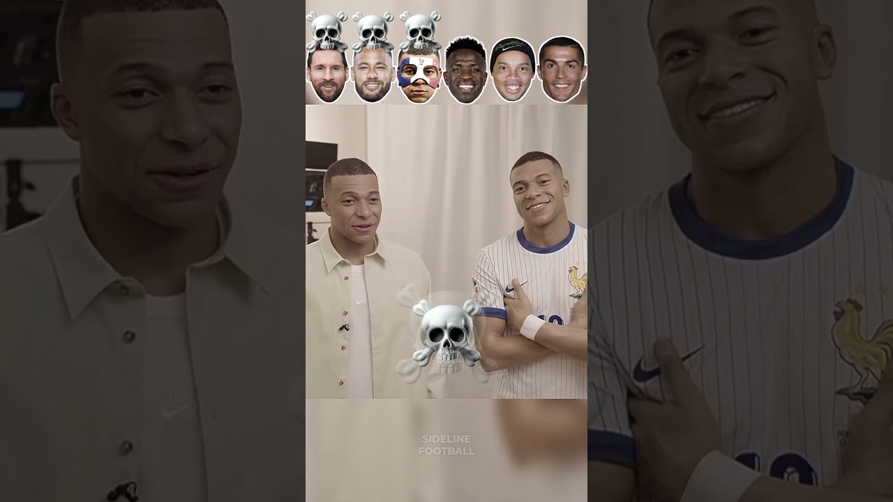 Messi vs Neymar Jr vs Mbappe vs Vinícíus vs Ronaldinho vs Ronaldo #football