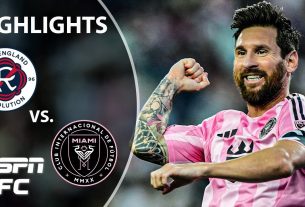Messi's 4th-Straight Brace ð± Nouvelle-Angleterre Révolution contre Inter Miami | MLS FAITS MLS | ESPN FC