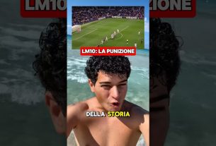 Punizione più bella della storia del calcio? 𥹠#lm10 #davedere #calcio #leomessi #summer