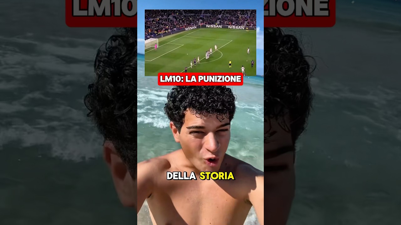 Punizione più bella della storia del calcio? ð¥¹ #lm10 #davedere #calcio #leomessi #summer