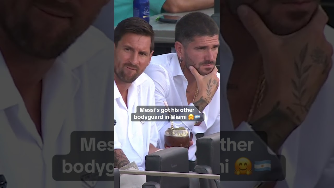 Rodrigo de Paul rejoint Leo Messi suspendu pour regarder Inter Miami affronter le FC Cincinnati ð§