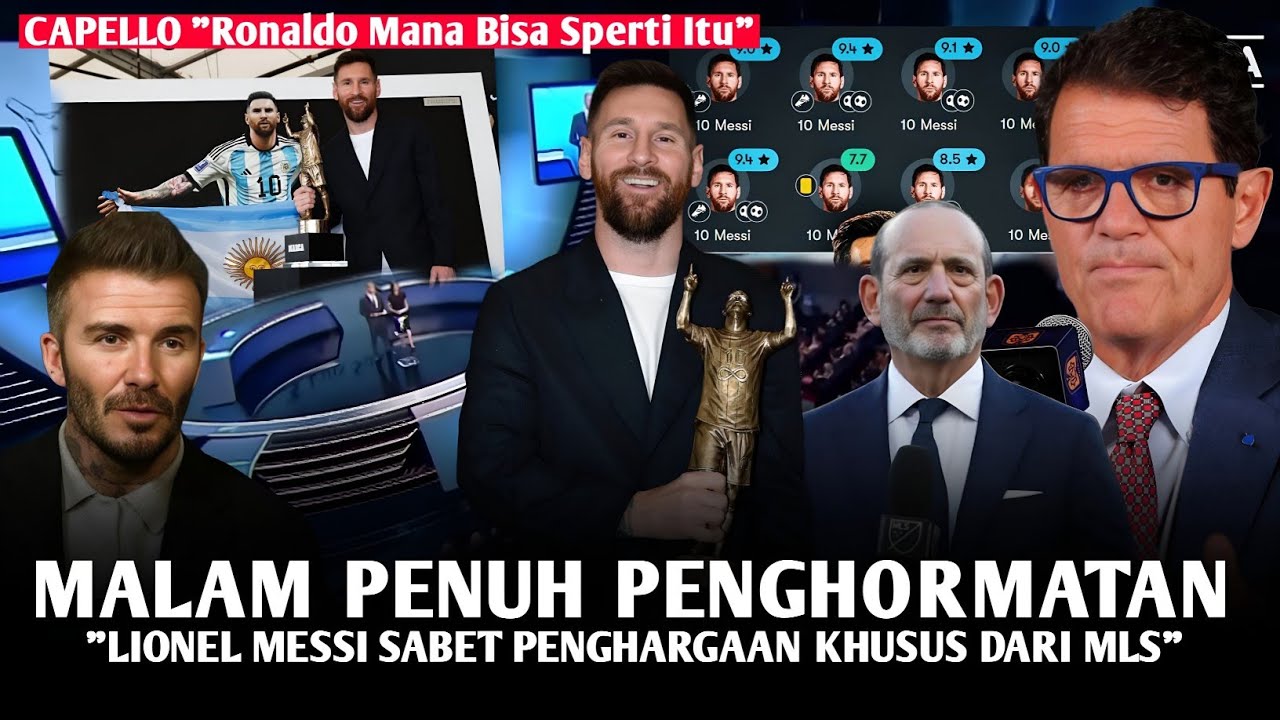Ronaldo Sungkem‼ ️ Faire Capello Cilaban Lionel Messi se fait comme un héros en MLS ð±