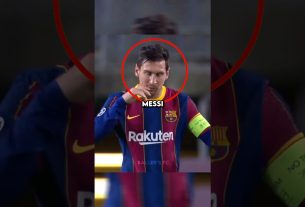 Why does messi always point to the sky after scoring