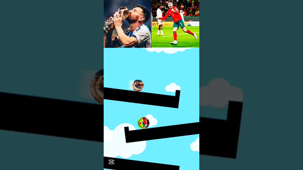 اقوي تحدي كرستيانو رونالدو ضد ليونيل ميسي ð¤© #ronaldo #messi #cristianoronaldo #leomessi #shorts