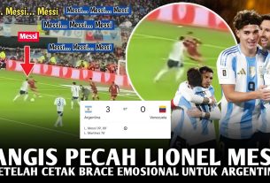 1 Stadium cassé‼ ourdonel Messi Print Spectacular Abrace ð± Argentine Gagnez 3-0 vs Venezuela ð