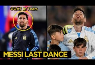 85k Les fans de l'Argentine ont fait des adieux émotionnels à Lionel Messi lors de son dernier match | Messi News