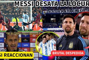 ð¥ Adieu brutal de Messi en Argentine! Le monde se rend à Leo et se termine en larmes vs Venezuela