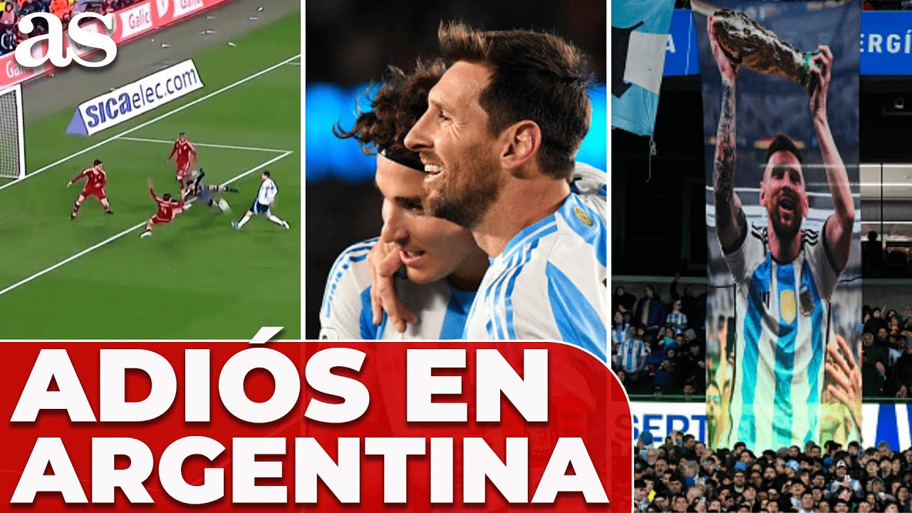 C'était l'adieu de Messi dans le monumental: les larmes et le revoir de 10 | Argentine 3 - Venezuela 0