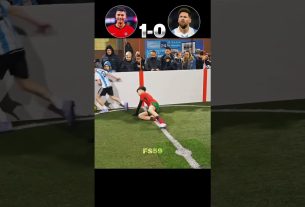 Cristiano Ronaldo Jr vs Leo Messi Jr☠️ð¥ #football #footballshorts #shorts