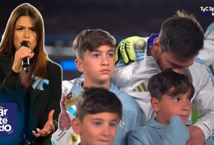 Euge Quevedo a chanté l'hymne national argentin lors du dernier parti officiel de Messi en Argentine ð¦ð·