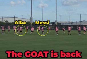 Jordi Alba et Lionel Messi sont revenus à la formation en équipe aujourd'hui